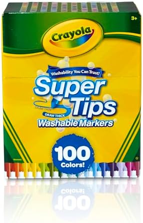 Crayola Washable Super Tips Markers, 10 count