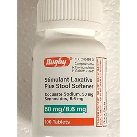 DOCUSATE SOD/SENNA TB 50-8.6 300