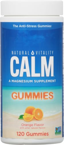 NATURAL VITALITY CALM,GUM,MAGNESIUM,ORNG