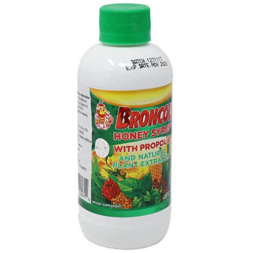 Broncolin Honey Syrup Cough Suppressant with Natural Plant Extracts