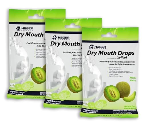 HAGER BAG DRY MOUTH LOZ MELON 26CT