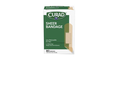 CURAD SHEER AP 80 ASTD LF