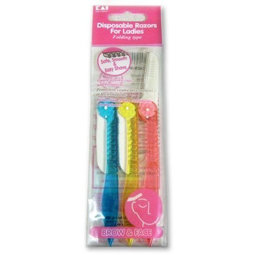 GIGI BROW & FACE RAZORS 4PACK