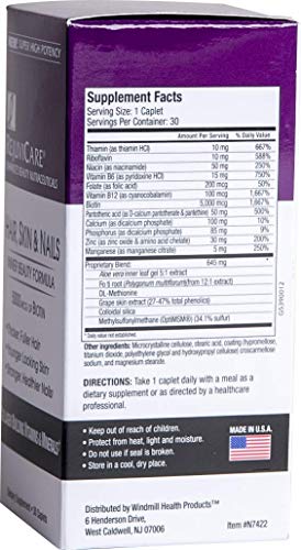 REJUVICARE BIOTIN CW 2500MCG 60