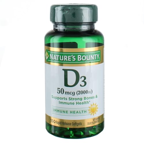 VIT D 2000IU SGC 150 CT NAT BOUNTY