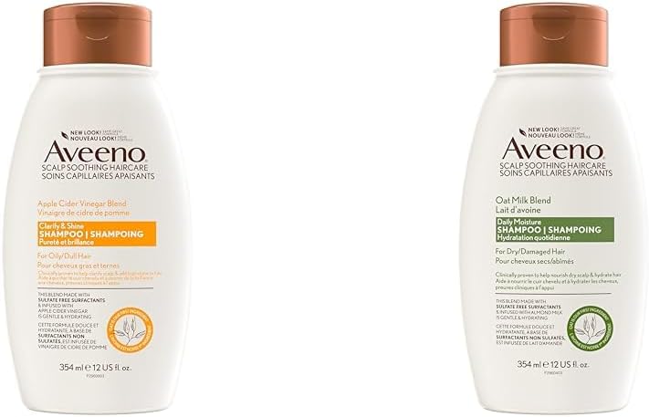 AVEENO APP/CIDER VINGR SHAMP 12