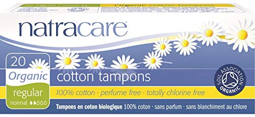 Organic Cotton Tampons; Regular & Unscented