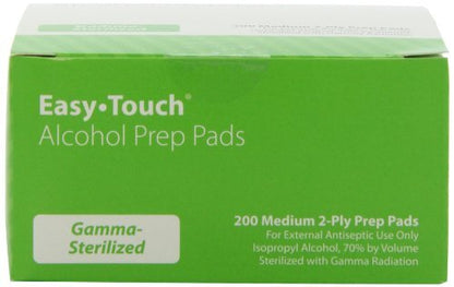 EASY TOUCH ALCOHOL PREP PAD 200CT