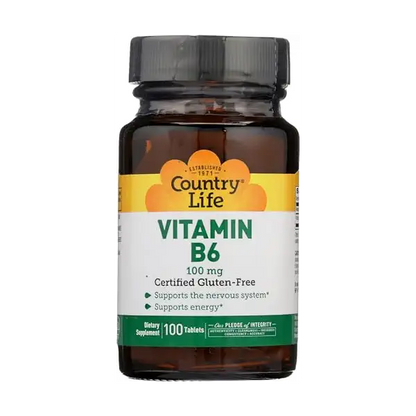 VITAMIN B-6 100 MG TAB 100