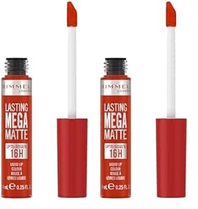 Rimmel London Lasting Mega Matte Liquid Lipstick - 920 Scarlet Flames