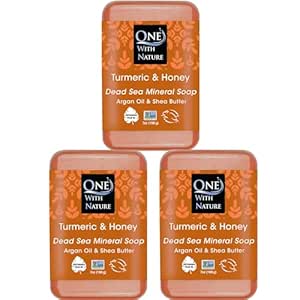 ONE WITH NATURE BAR,TURMERIC,HNY,SOAP