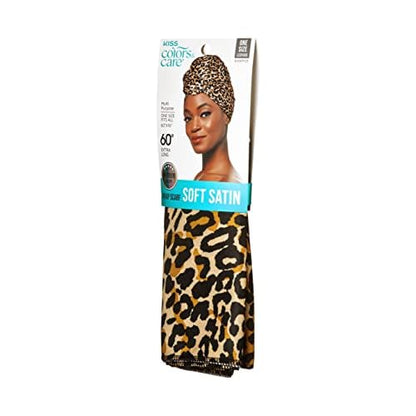 KISS Colors & Care Satin Wrap Scarf - Black