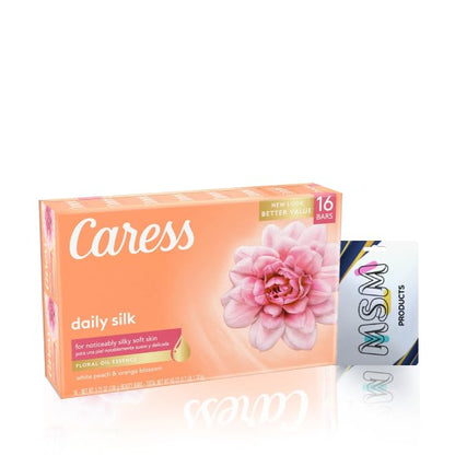 CARESS BATH BAR DAILY SILK 4X4.75OZ