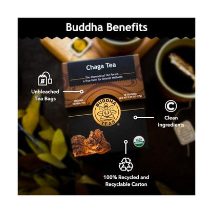 BUDDHA TEAS TEA,OG2,CHAGA