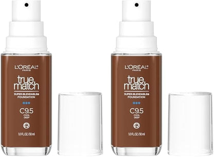 L'ORÉAL PARIS True Match Super-Blendable Foundation, Medium Coverage, N11, Deep, 1 fl. oz.