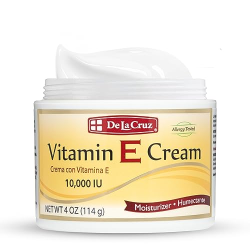 De La Cruz Moisturizing Vitamin E Cream, 4 oz
