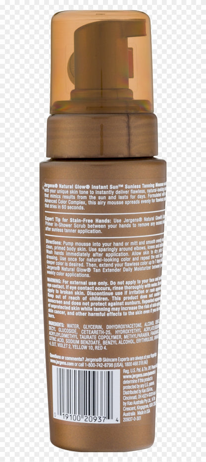 Jergens Natural Glow Instant Sun Light Bronze 6oz