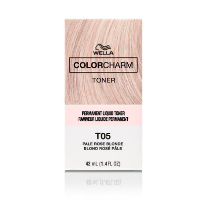 Wella Color Charm Liquid Toner T05 Pale Rose Blonde 1.4oz