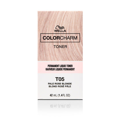 Wella Color Charm Liquid Toner T05 Pale Rose Blonde 1.4oz
