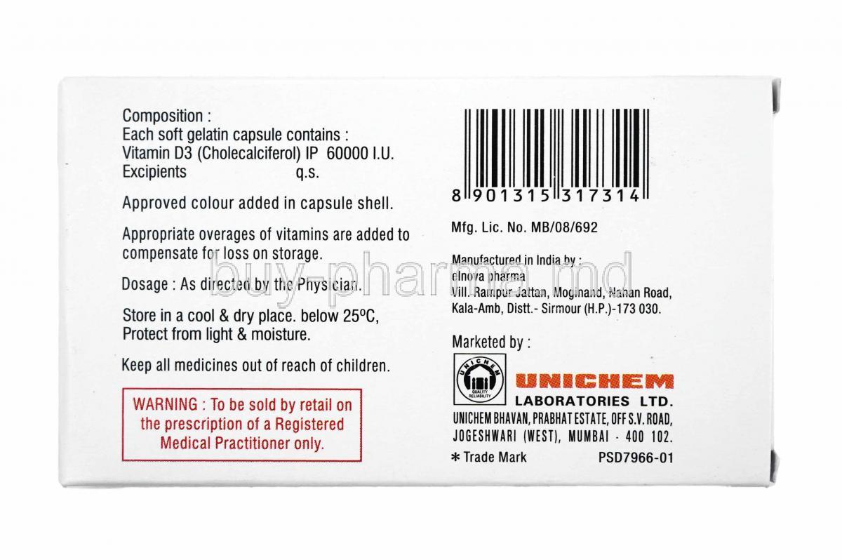 D3 CHOLECALCIFEROL GC 250MCG 100