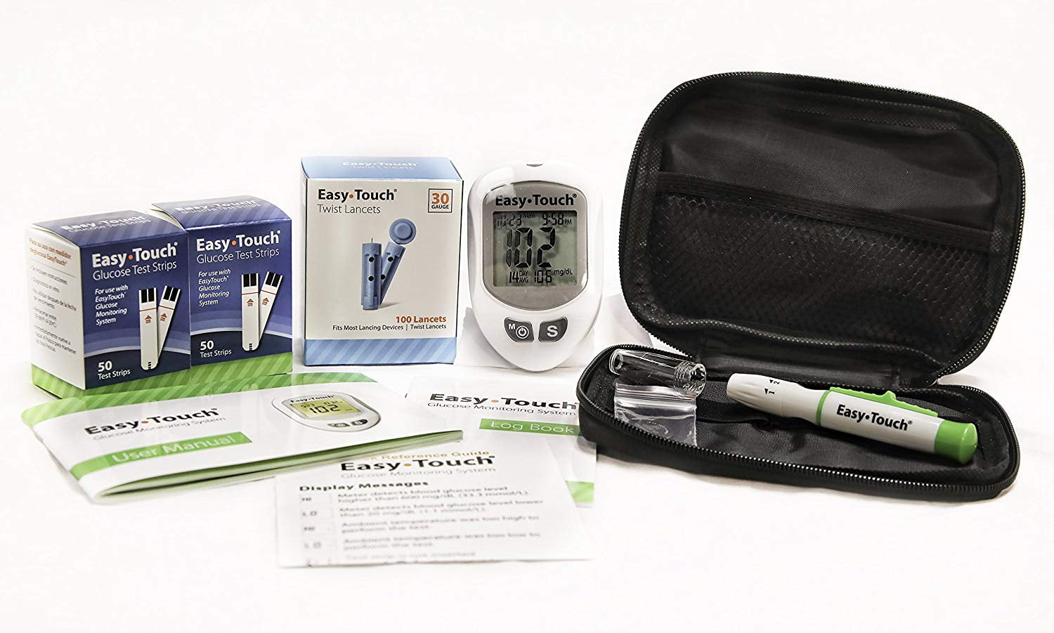 EASY TOUCH BLOOD GLUCOSE METER KIT
