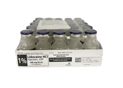 LIDOCAINE HCL MD 1% 25X20ML
