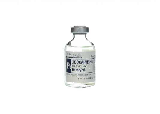 LIDOCAINE HCL MD 1% 25X20ML