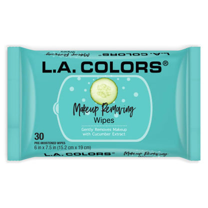 L.A. COLORS Makeup Removing Wipes, 30 count