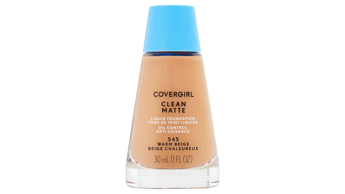 COVERGIRL Clean Matte Liquid Foundation - 545 Warm Beige