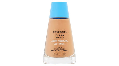 COVERGIRL Clean Matte Liquid Foundation - 545 Warm Beige
