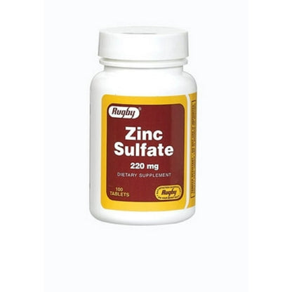 ZINC SULFATE 220MG TAB 100CT RUGBY