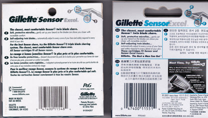 GILLETTE SENSOR EXCEL REFILL RAZ 10CT