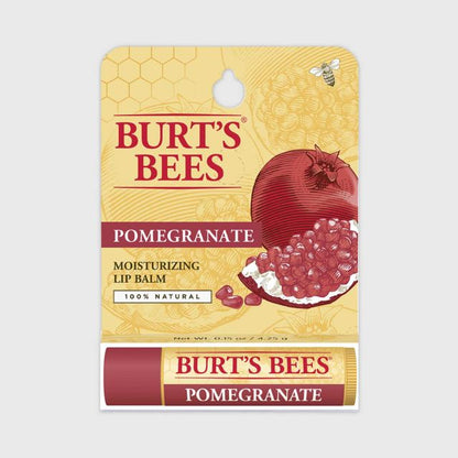 Burt's Bees Moisturizing Lip Balm - Pomegranate, Carded