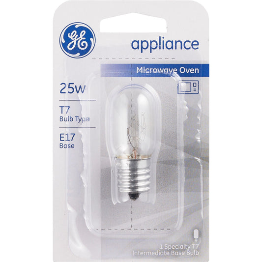 GE 25W T7 Appliance Microwave Owen Incandescent Light Bulb