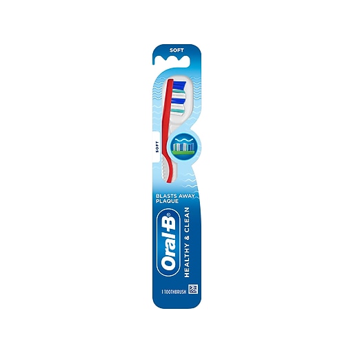 Oral-B Toothbrush Healthy Clean Soft 4 Count