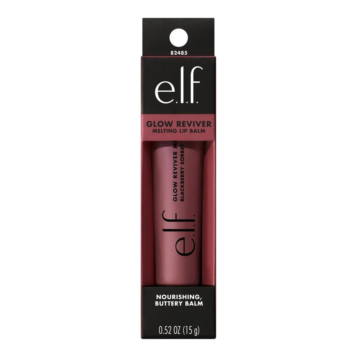 e.l.f. Glow Reviver Melting Lip Balm - Blackberry Sorbet, 0.52 oz