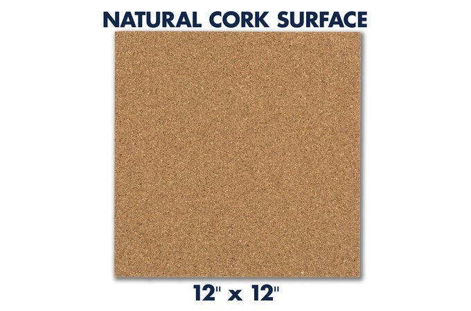 Quartet Natural Cork Tiles, 12" x 12" - 4.0 ct