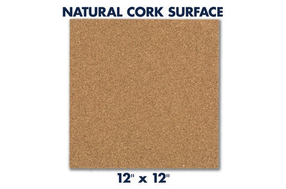 Quartet Natural Cork Tiles, 12" x 12" - 4.0 ct