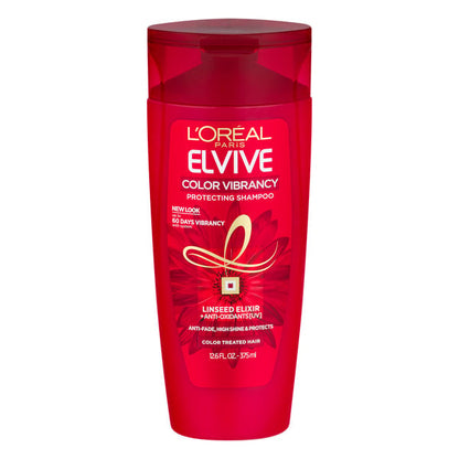 L'ORÉAL PARIS Elvive Color Vibrancy Protecting Shampoo for Color Treated Hair, 12.6 fl. oz.