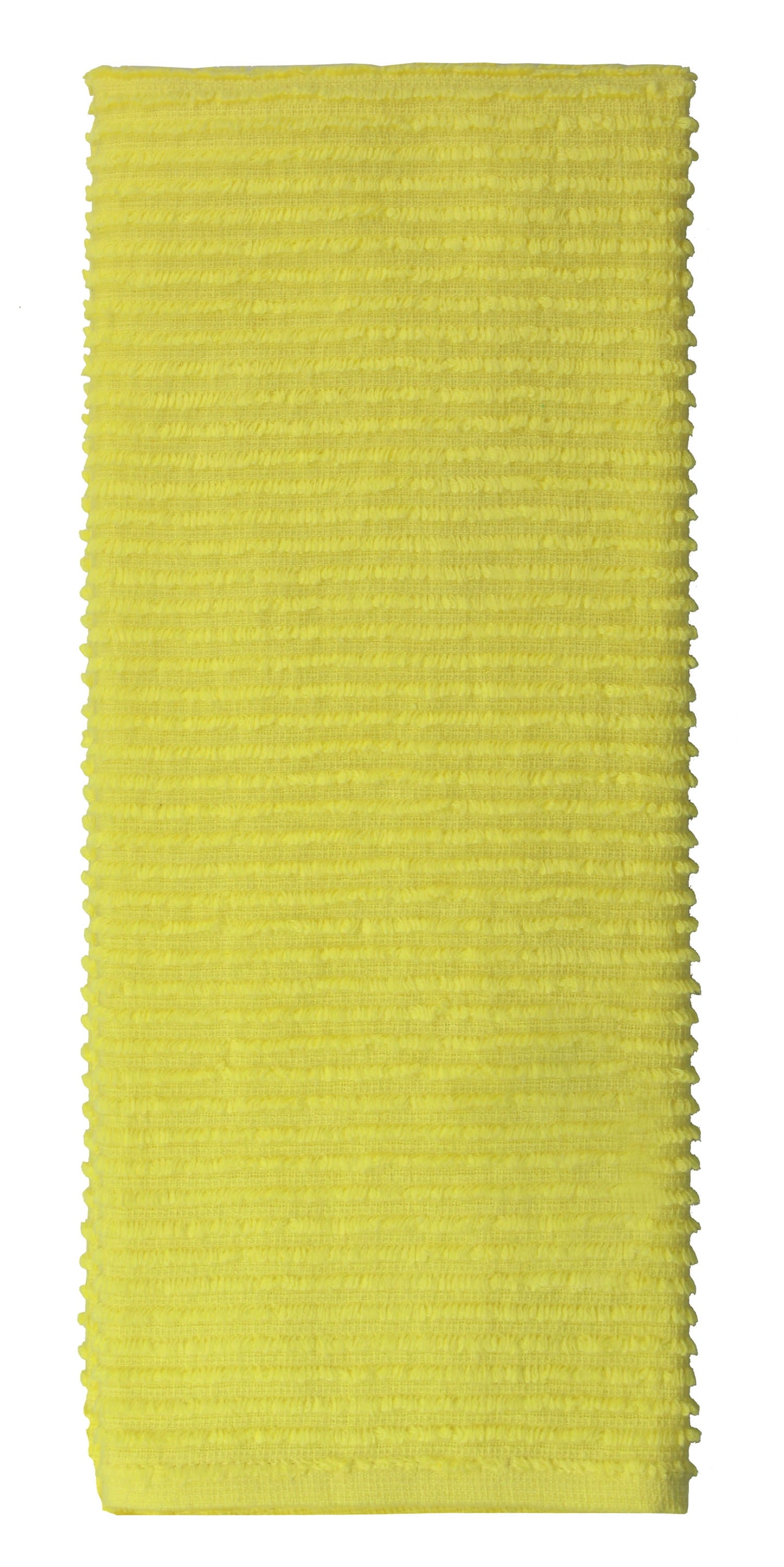 MUkitchen 100% Cotton Ridged Solid Towel - Onyx, 18"x28"