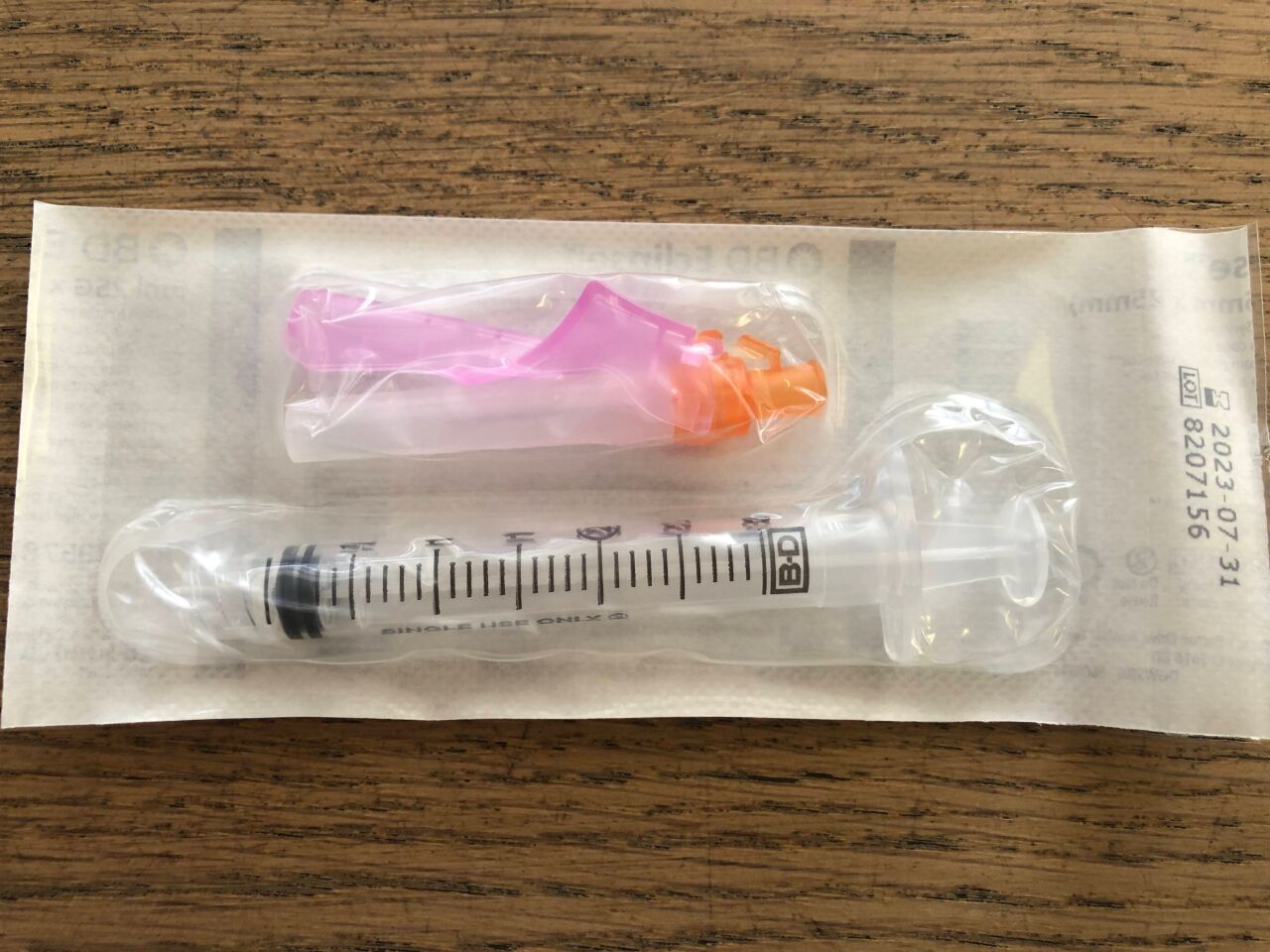 BD ECLIPSE LUER LOK 25G 5/8" 50X3ML SYRI