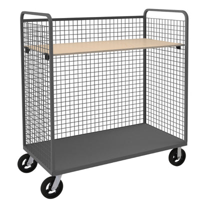 WIRE SHELF 5 MOBILE CART 18INX48IN DS