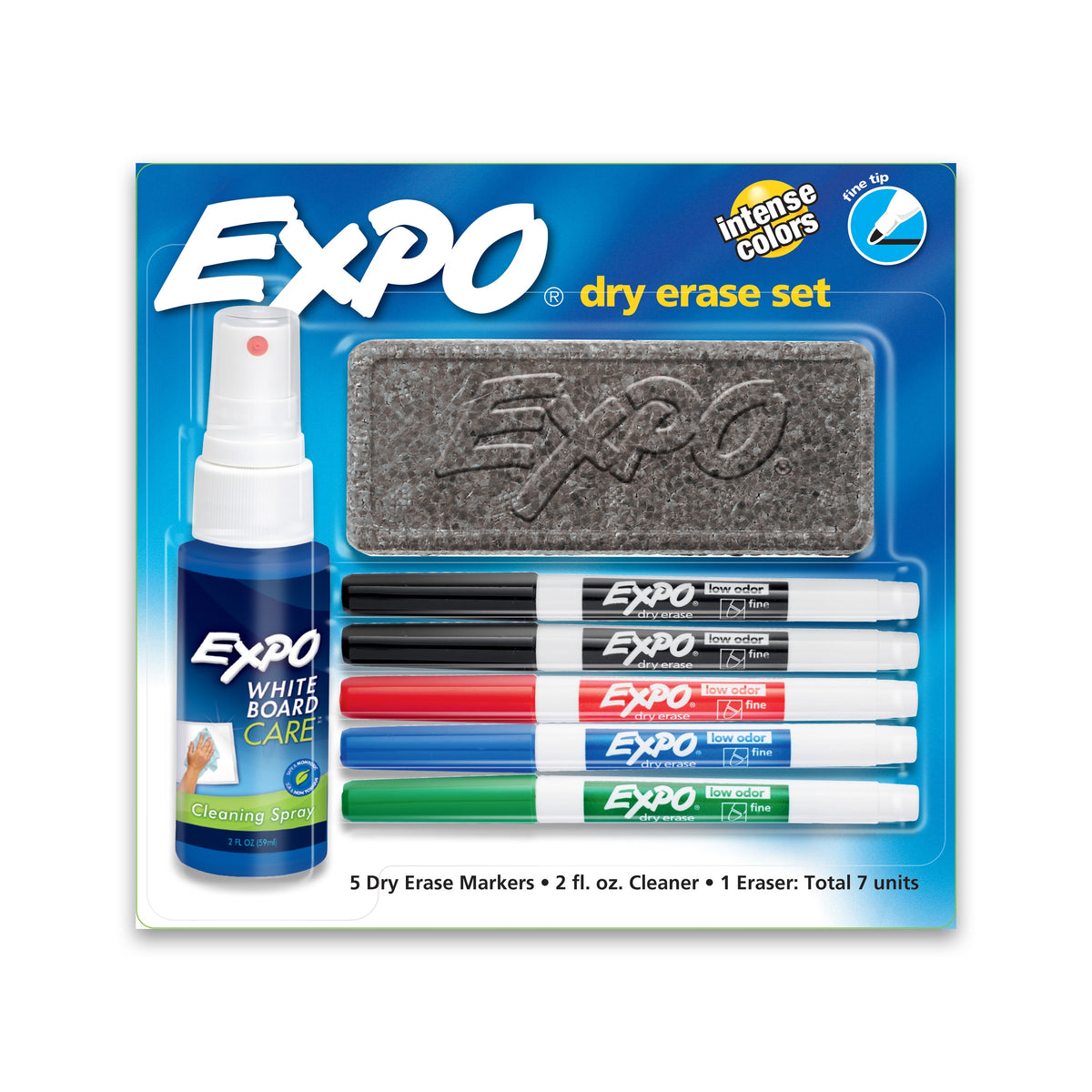 EXPO DRY ERASE 2IN1 ASST 4CT