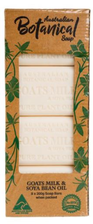 AUSTRALIAN BOTANICAL SOAP BAR SOAP,GOATS MILK