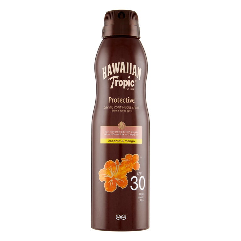 Hawaiian Tropic Spray Spf#30 Dry Oil 5.2oz