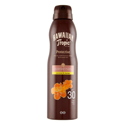 Hawaiian Tropic Spray Spf#30 Dry Oil 5.2oz