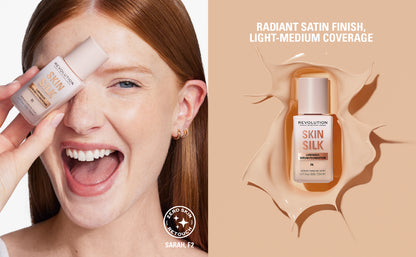 REVOLUTION Skin Silk Radiant Satin Serum Foundation - F2NC