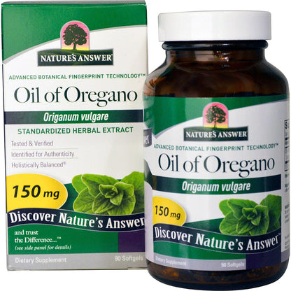 NATURE'S ANSWER OIL OF OREGANO STDRDZD