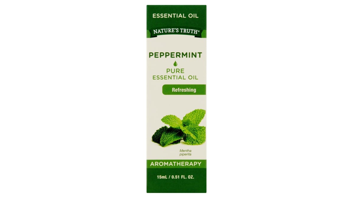 NAT TRU PEPPERMINT ESSENTIAL OIL 15ML