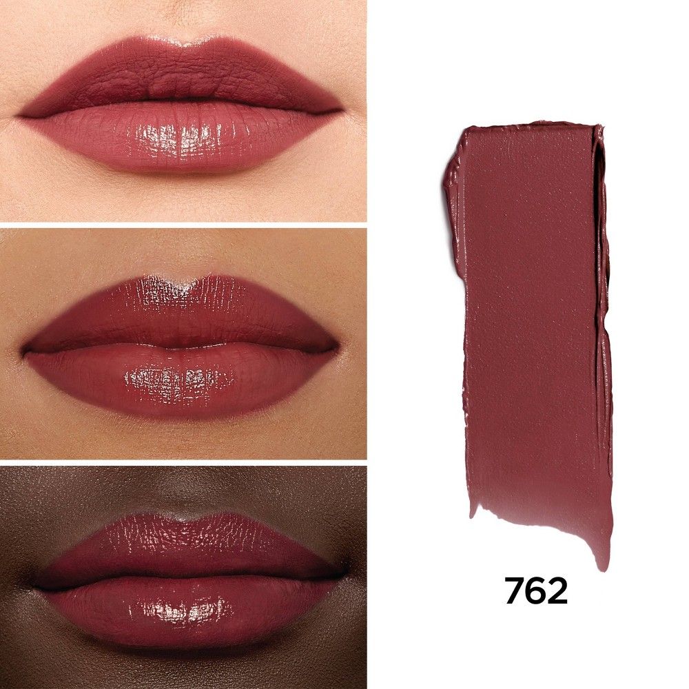 L'ORÉAL PARIS Colour Riche Original Satin Lipstick for Moisturized Lips, 762 Divine Wine, 0.13 oz.